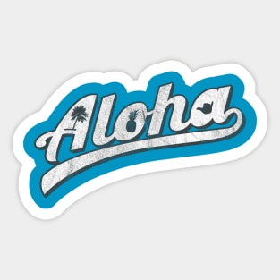 Aloha - Palm Tree, Pineapple, Shaka Sticker